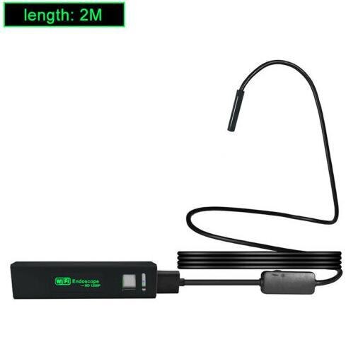 WIFI HD Camera Endoscope Waterproof 8mm 10m 5m 3.5m 2m USB Cable Inspection Video Camera Borescope Endoscope For IOS Android: 2M