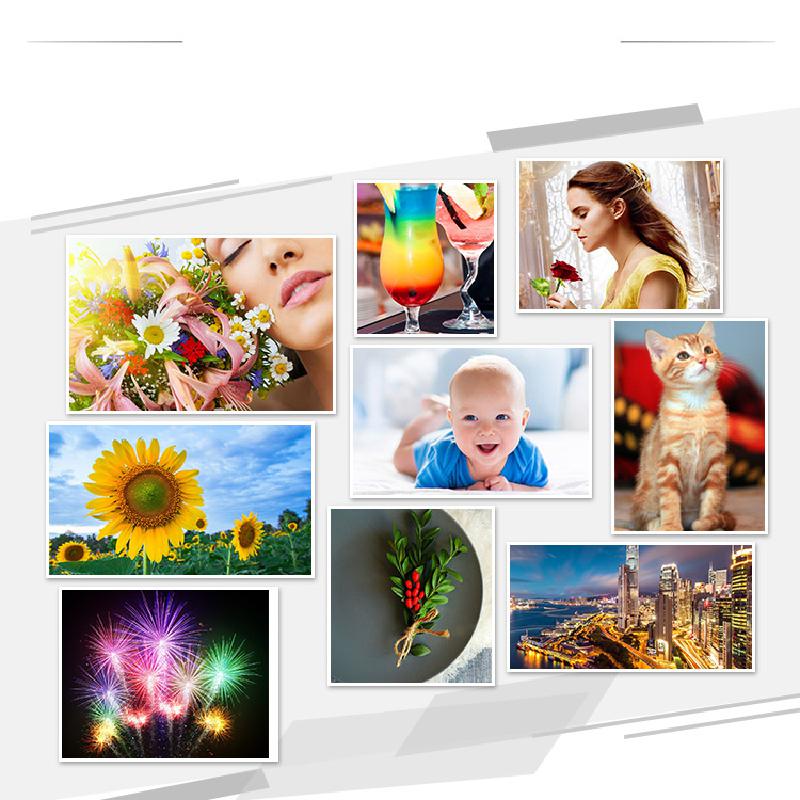 Papel fotográfico de 4r/a4 para estudio fotográfico, papel fotográfico brillante A4, 20 y 100 Uds./10 Uds., adecuado para fotos de álbum