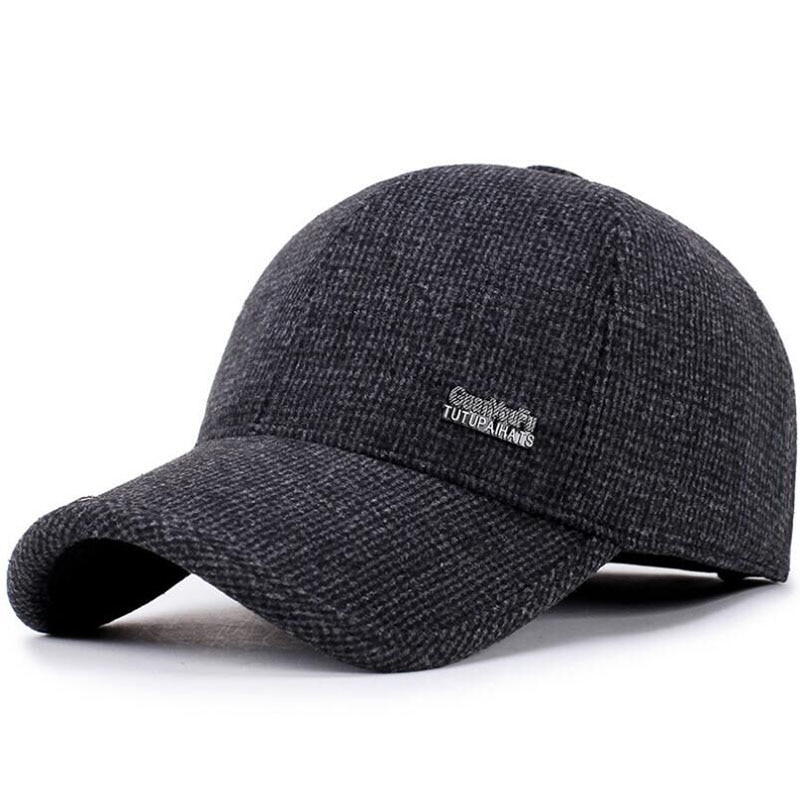 Bing yuan hao xuan winter lente herfst sport baseball petten met oren warme wintermuts voor mannen golfmuts