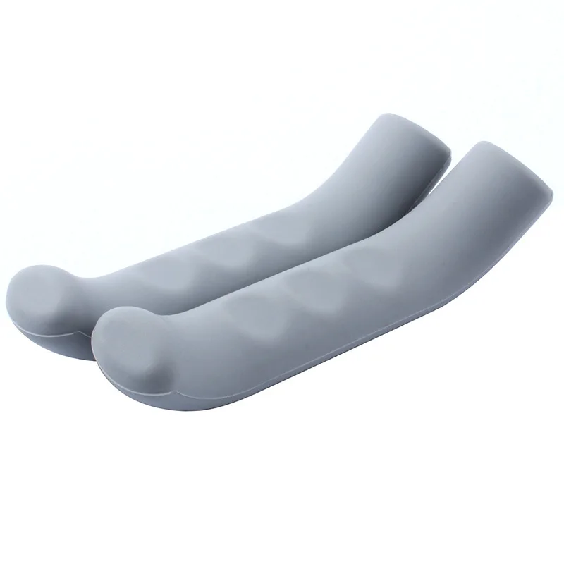 1 paire de manchons de couverture de poignée de frein de vélo, poignées de vtt en Silicone, couvercle de protection du guidon, équipement de cyclisme antidérapant, accessoires de vélo: Violet
