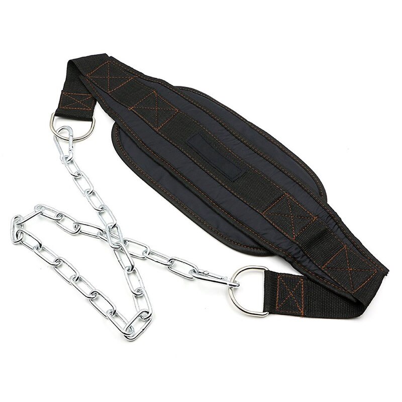 Metal Chain Weight Lifting Dip Belt Pull-up Gym Equipment Bodybuilding Musculation Exercise Crossfit Fitness Training