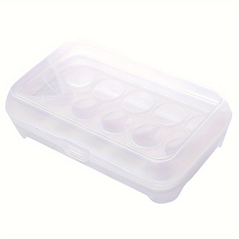 Kitchen Refrigerator Egg Preservation Box Portable Egg Box Bracket Out Picnic Egg Protection Box Storage Box Kitchen Accessories: Blue