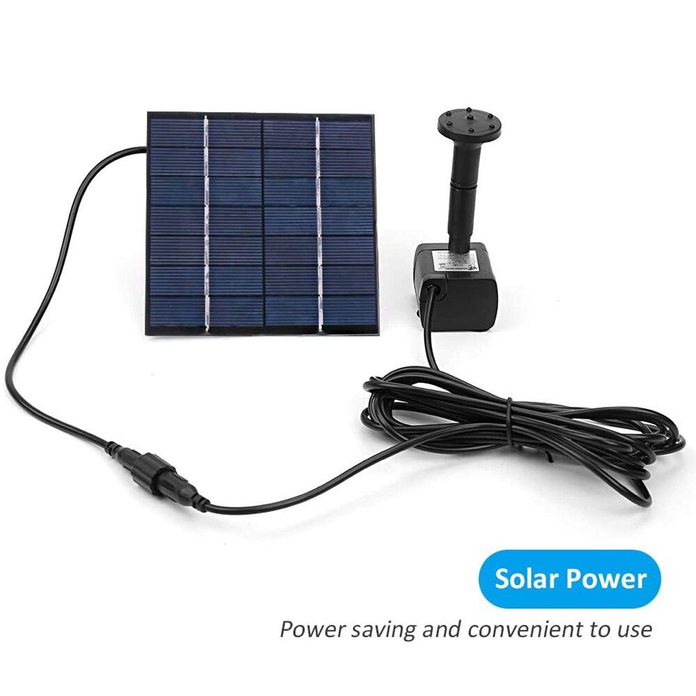Outdoor Mini Solar Fontein Pomp Zonnepaneel Waterpomp Solar Waterpomp Power Panel Kit Voor Tuin Zwembad
