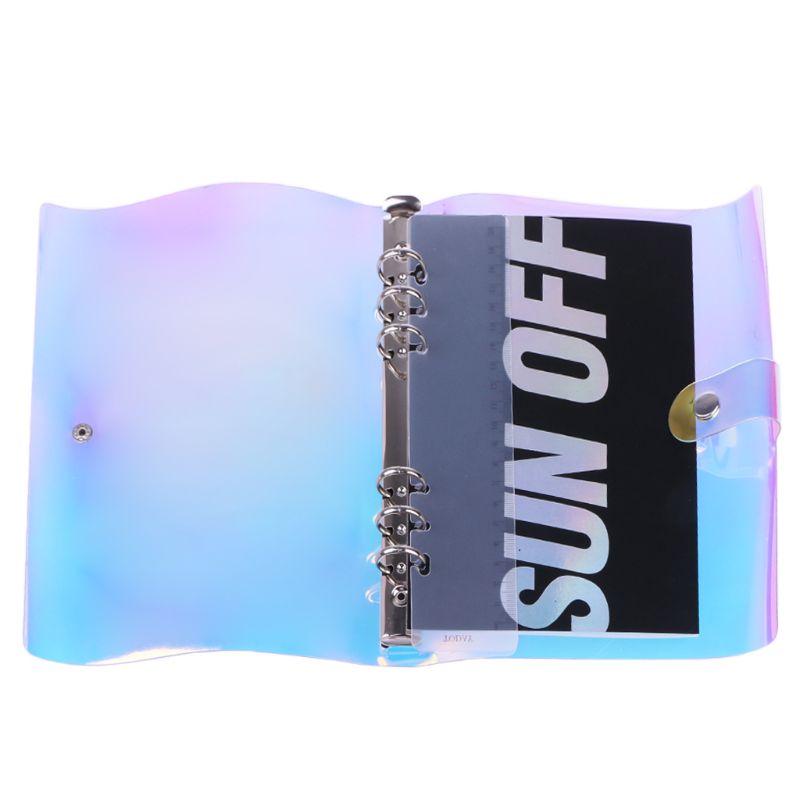 A5 A6 6 Holes Binder Folder File Cover For Journal Note Book Diary Notepad PVC J78A