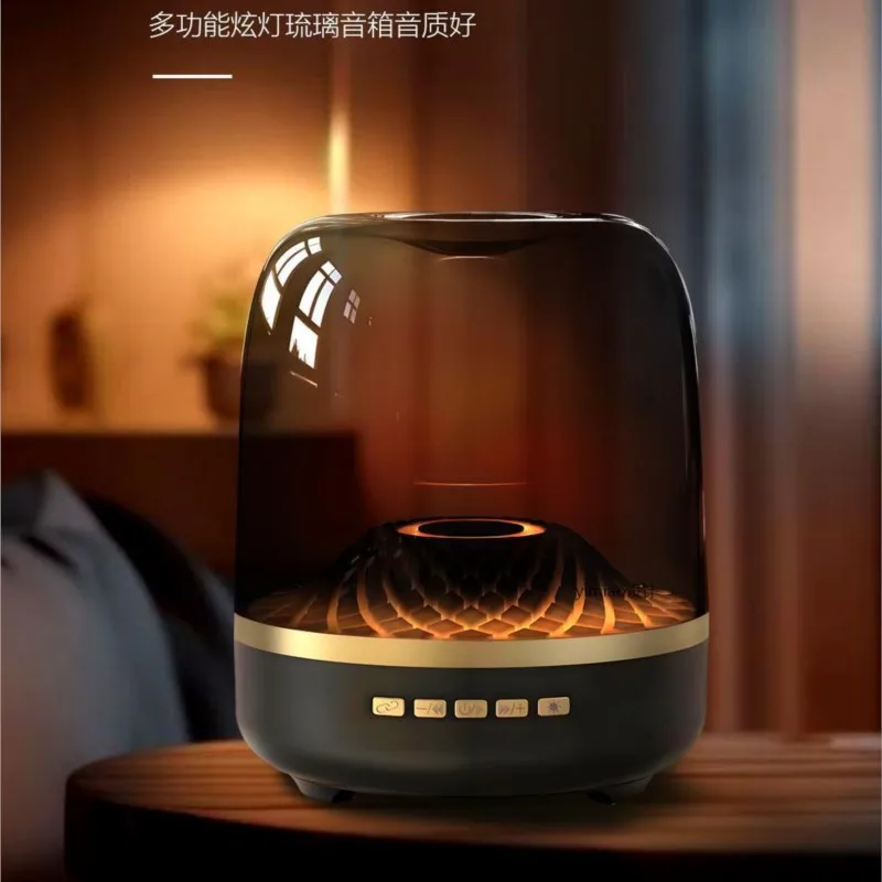 Sound Box Bluetooth Speaker Subwoofer Colorful Glass Home High Volume Wireless Computer Speaker Audience Tronsmart Speaker