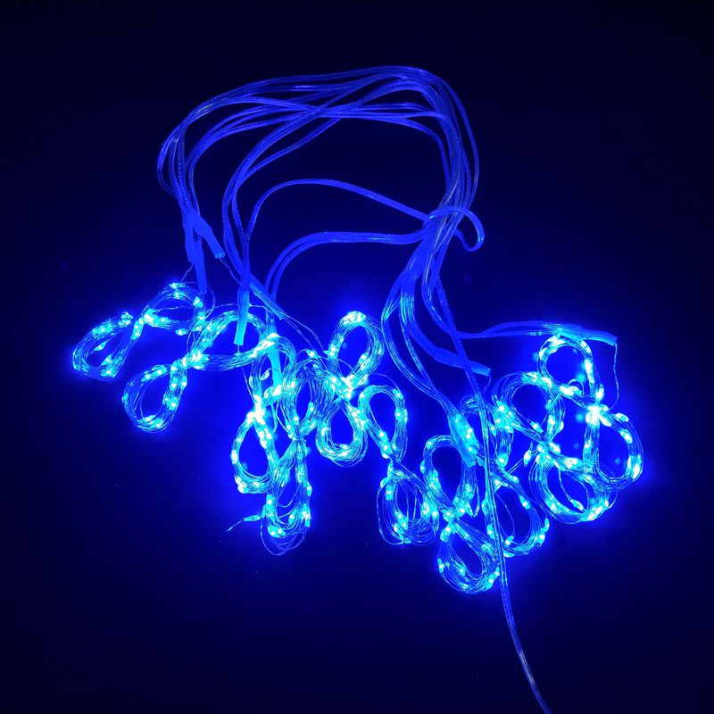 3Mx1M/2M/3M Battery LED String Lights USB Fairy Lights Garland For Year Wedding Party Christmas Home Curtain Decoration: RGB / 21-30W / X