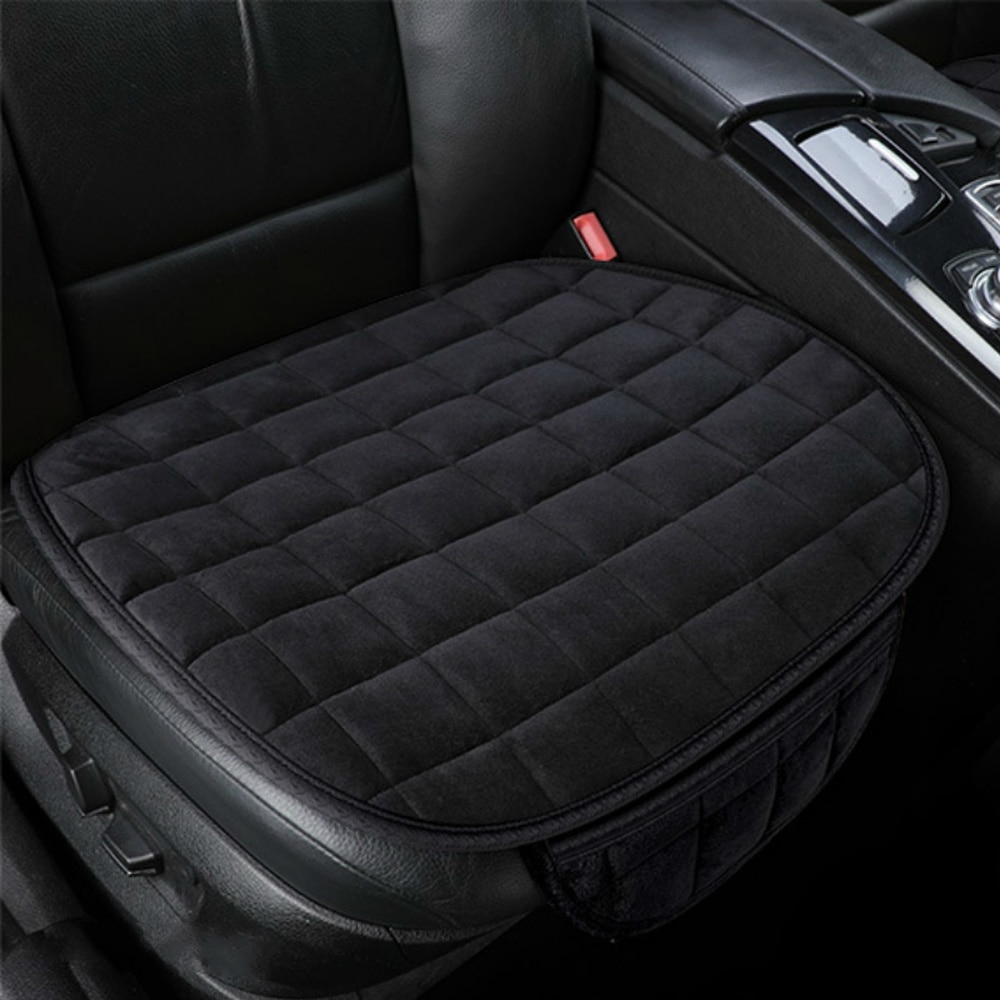 Universele Winter Warm Auto Seat Cover Kussen Anti-Slip Voorzijde Stoel Zetel Ademend Pad Car Seat Protector Stoelhoezen voor Auto 'S