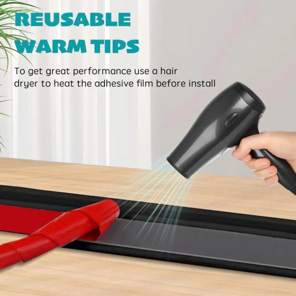 300cm garageportstätningslist dörrkarm gummi tpe-list väderbeständig blockerare tätningsmedel hemfönsterskydd dörrstopp