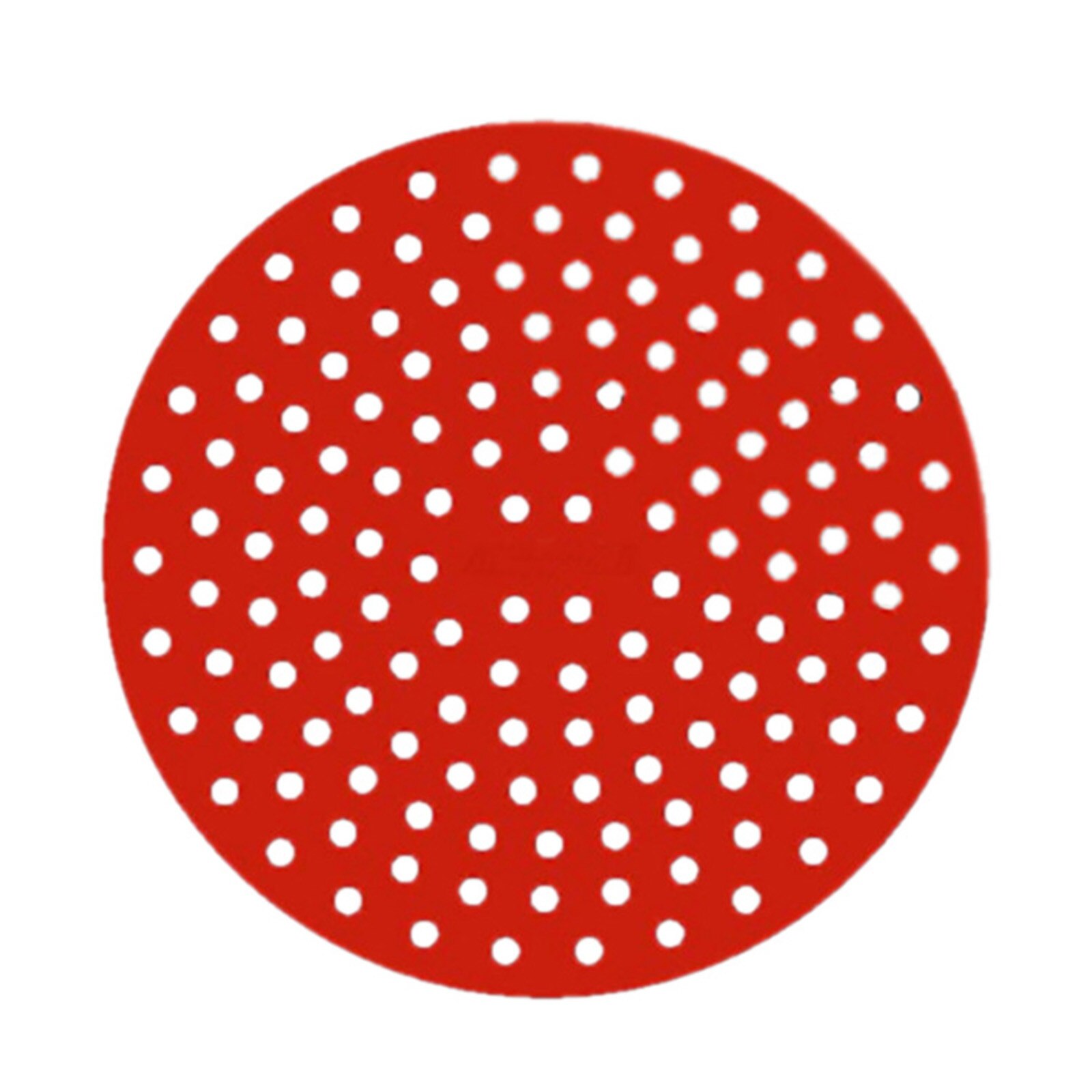 Herbruikbare Lucht Friteuse Liners Stok Silicone Air Friteuse Mand Matten Accessoires Oven Mat Hittebestendige En Non Stick Barbecue Tool: Red