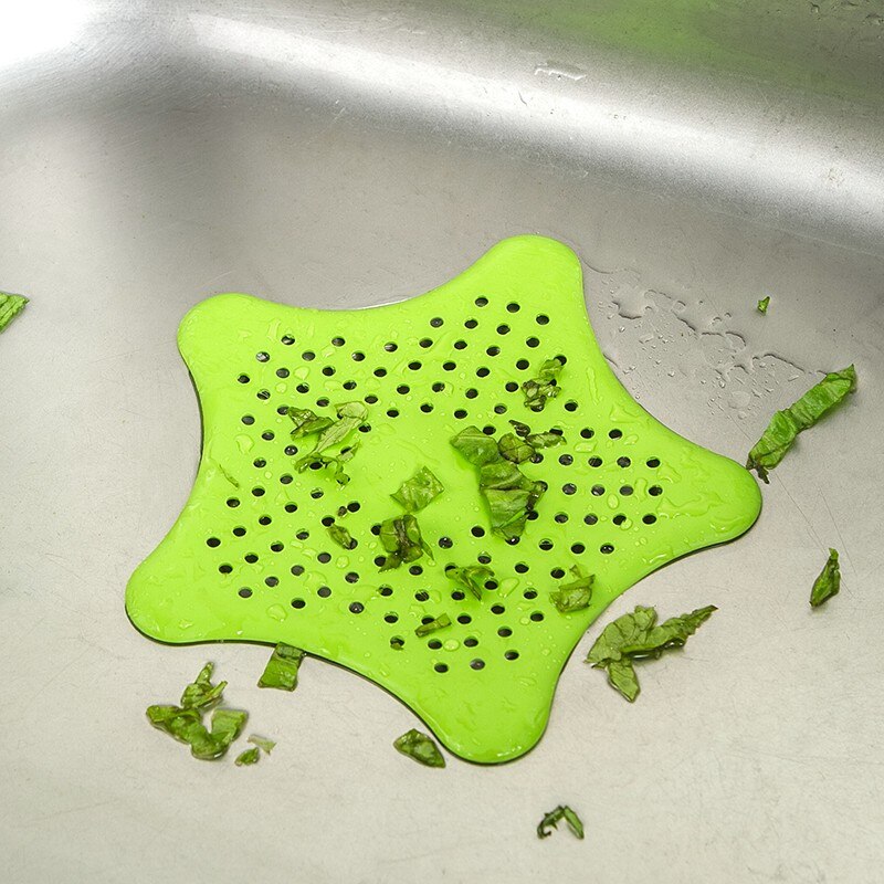 1Pc Stern Kanalisation Vorfluter Sieb Waschbecken Filter Anti-Blockierung Boden Ablauf Haar Stopper & Fänger Küche Schlecht zubehör