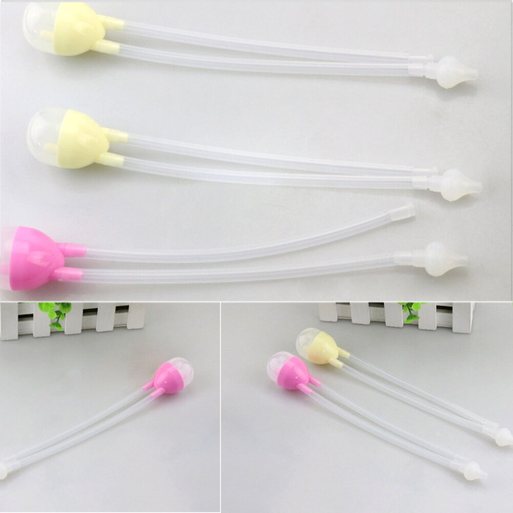 Soft Silicone Safety Newborn Baby Home Protection Vacuum Suction Accessories Cleaning Tool Practical Nasal Aspirator