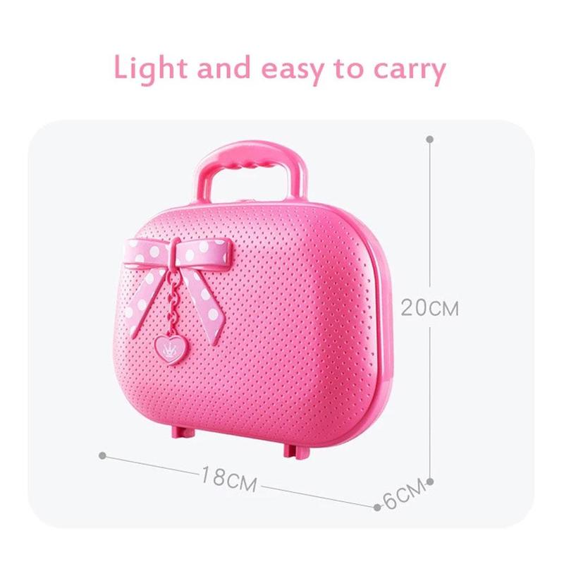 Makeup Sets Girls Makeup Toy Party Performances Dressing Vanity Beauty Cosmetic Bag Carry case Play House Girls Toy Beauty