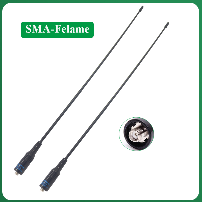 Nagoya NA-771 Antena Antenas de Alto Ganho VHF/UHF SMA-Fêmea Para Quansheng UV-K5 UV-K6 Baofeng DM-1701 UV-21 UV-18 Pro M-5R Radios: Preto