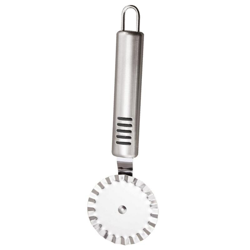 7 Wiel Gebak Cutter, Rvs Pizza Slicer Multi-Ronde Deeg Cutter Roller Cookie Pastry Cutter Wiel voor Keuken Bakken