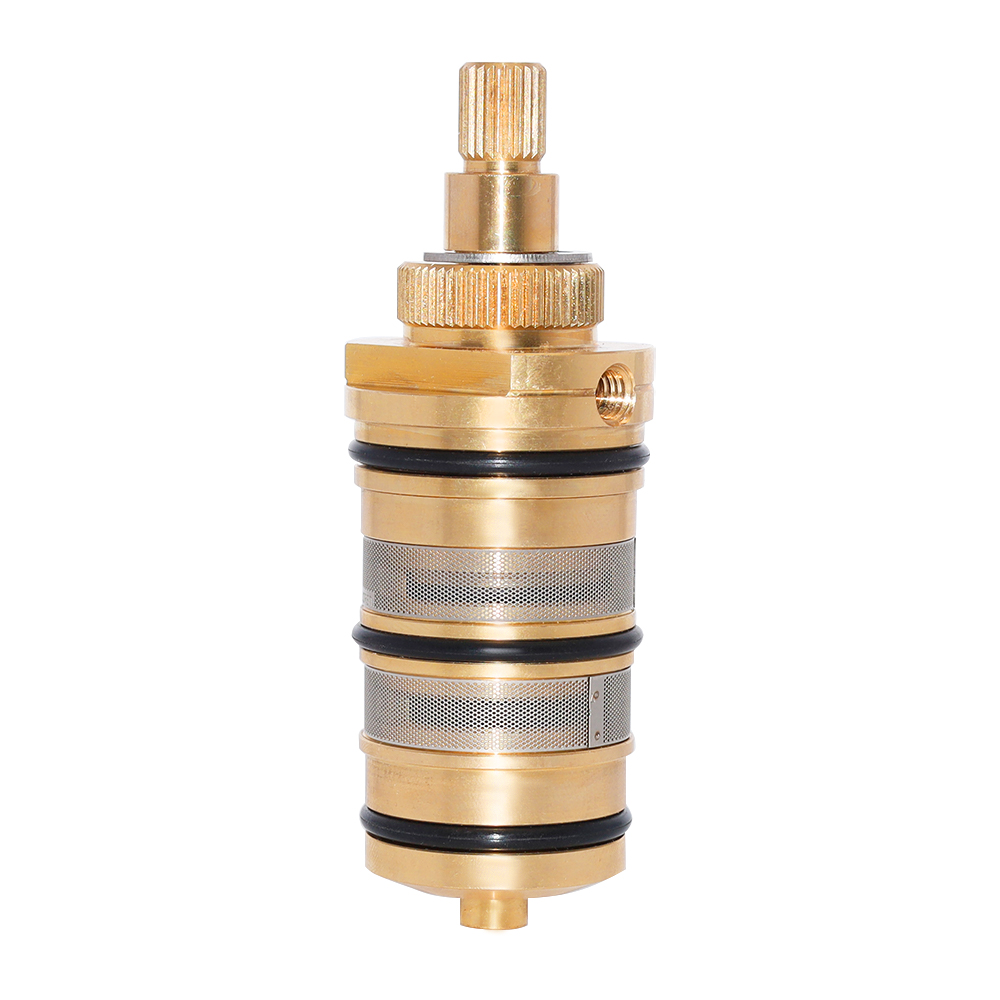 Brass Thermostatic Shower Cartridge – G1/2" Mixing Valve Spool – Adjustable Temp 35-45°C, Working Pressure 0.03-1.0Mpa – 5-Year Warranty
