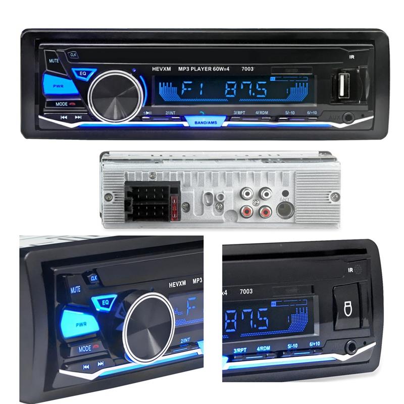 1din Auto Bluetooth Radio Stereo Fm Mp3 Usb Sd Mmc Aux Kaart Speler Audio Speler