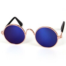 8cm Haustier Sonnenbrille Haustier Katze Hund Sonnenbrille UV Sonnenbrille Auge Schutz für Kleine Tiere: Blau