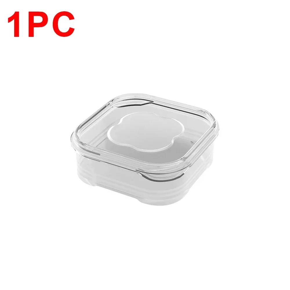 Conteneurs de stockage des aliments avec couvercle, Mini réfrigérateur Transparent, viande, légumes, conservation de la fraîcheur, boîte de rangement pour la cuisine, 5/1 pièces: L / Chocolat