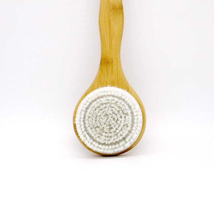 Bath Body Brush & Shower,Dry Skin Brushing with Long Wooden Handle.Exfoliation Improve Skin's Health and Beauty. Use Wet or Dry