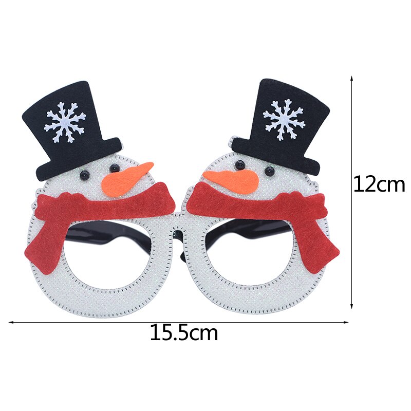 Accessoire de stand Photo joyeux noël, père noël bonhomme de neige, décoration de noël, accessoire à photos pour enfants, masque drôle, fournitures pour fête de nouvel an: G02