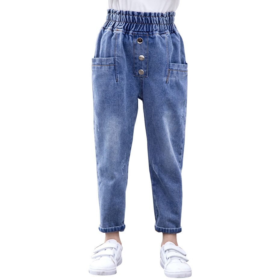 Jean fille décontracté enfants jean pour fille adolescent enfants jean printemps automne enfants jean vêtements