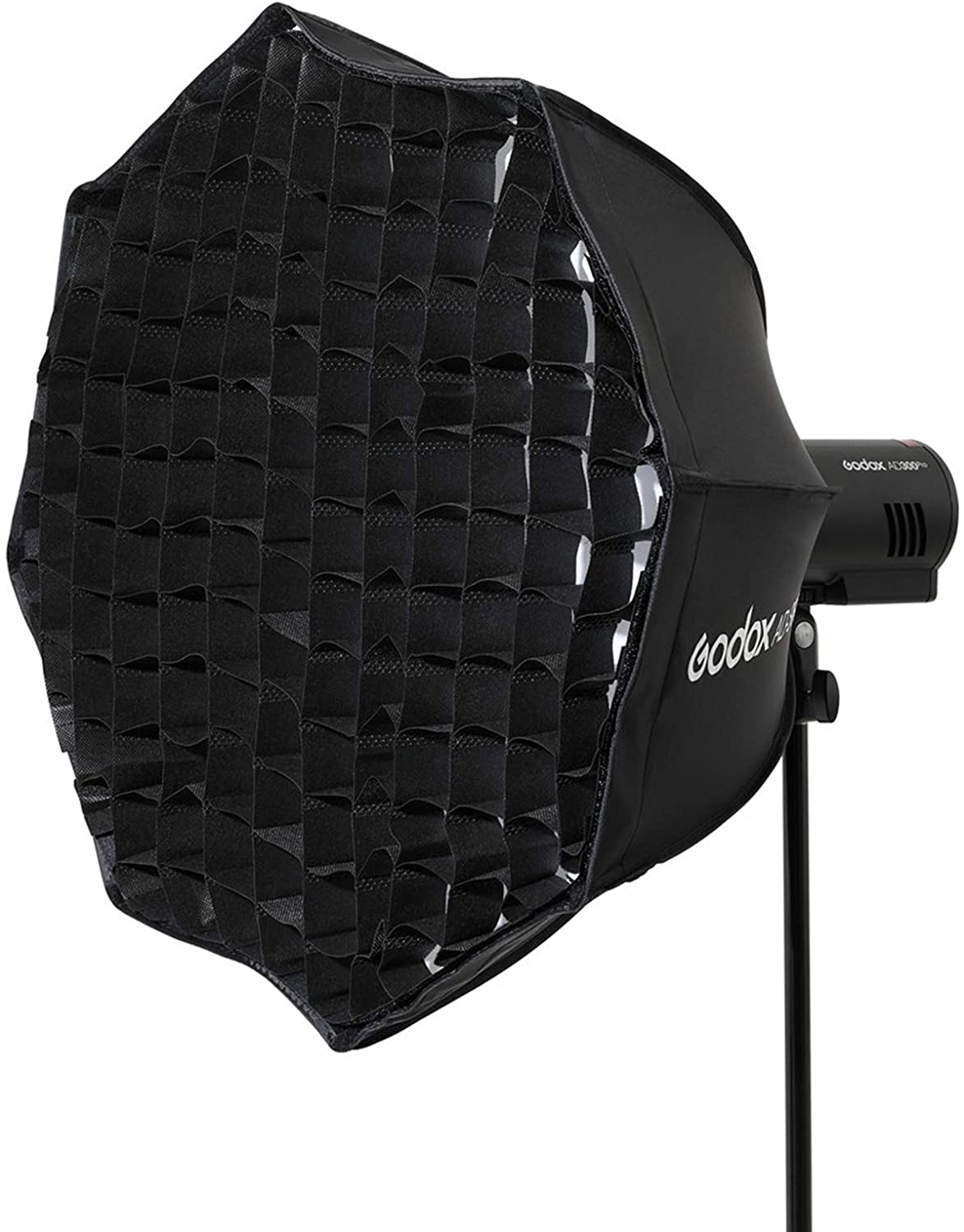 Godox AD-S60S ADS60S Umbrella Style 60cm Quick Fold Silver SoftBox with Grid Godox Mount for AD400Pro, AD300Pro, LED ML60