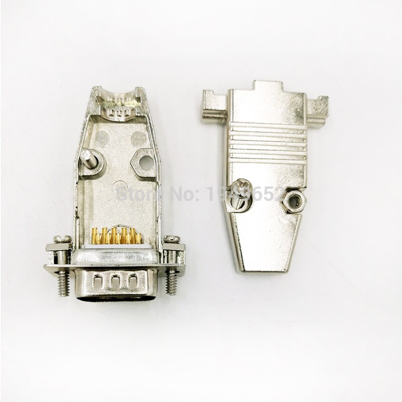 Db15 vga-stik d-type stik metalhus forgyldt messing kontaktor 3 række 15 pin port stik hun han adapter  dp15