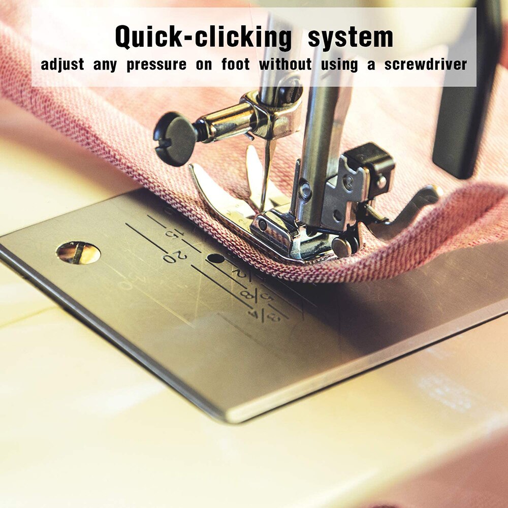 Universal Zig Zag Presser Snap On Foot for low shank Singer Brother Janome Elna Home