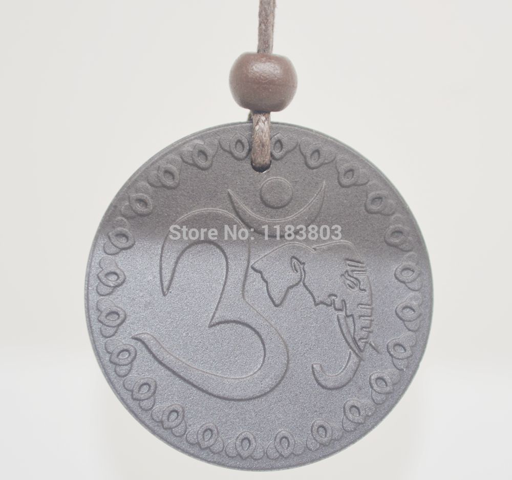 5 stks/partij 5000-6000ions Quantum Scalaire Energie & Ver Infrarood-Ganesha Om/ChoKuRei model w Nano Kaart hanger ketting