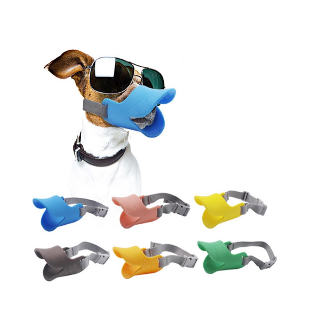 Dog Muzzle Silicone Duck Muzzle Mask for Dogs Anti Bite Stop Barking Small Large Dog Mouth Muzzles Pet Dog Accessories