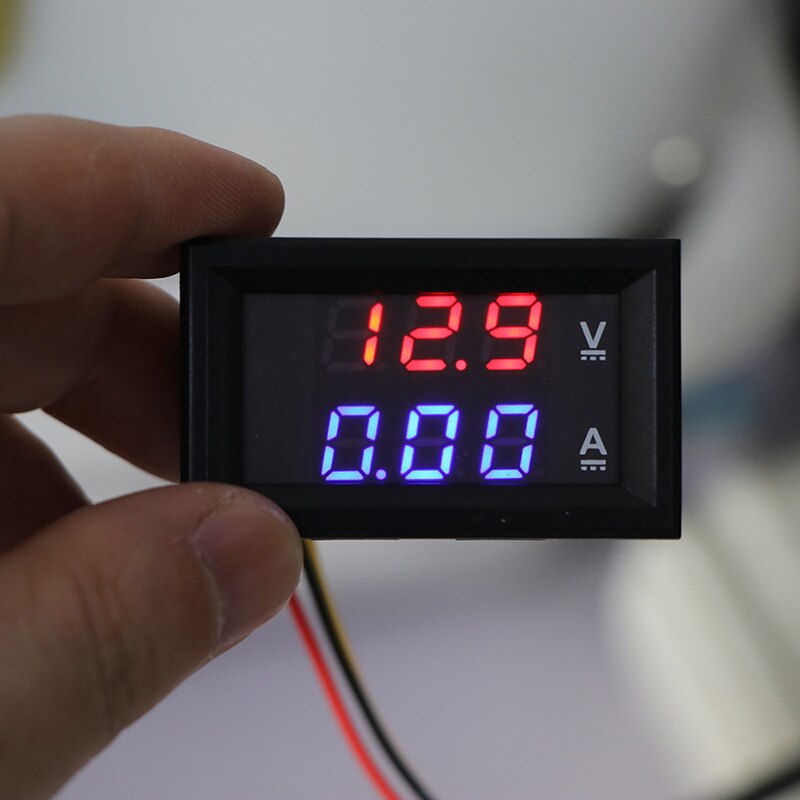 Mini Digital Voltmeter Ammeter DC 100V 10A Panel Amp Volt Voltage Current Meter Tester Dual LED Display Auto Car