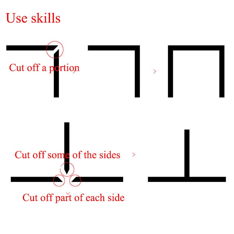 Sealing Seam Sticker Waterproof PVC Self Adhesive Sticker Black Wall Stickers Modern DIY Home Decoration