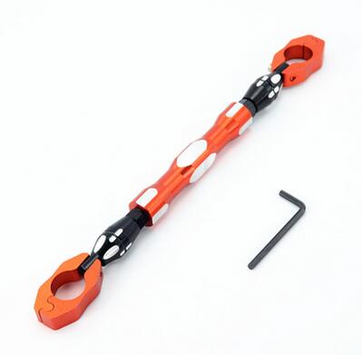 Motorcycle Cnc 7/8 "22Mm Stuur Verstelbare Cross Balance Bar Voor/Gps/Spotlight/Koplampen Montagebeugel: Oranje