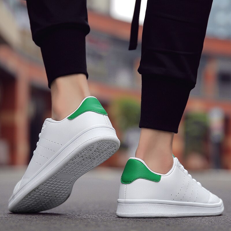 Heren casual schoenen heren casual heren sportschoenen platte schoenen ademend gevulkaniseerde schoenen veterschoenen witte schoenen damesschoenen