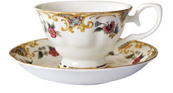 Klassieke High-End Bone China Koffie Cup Cup Europese Stijl Bone China Cup Set: B