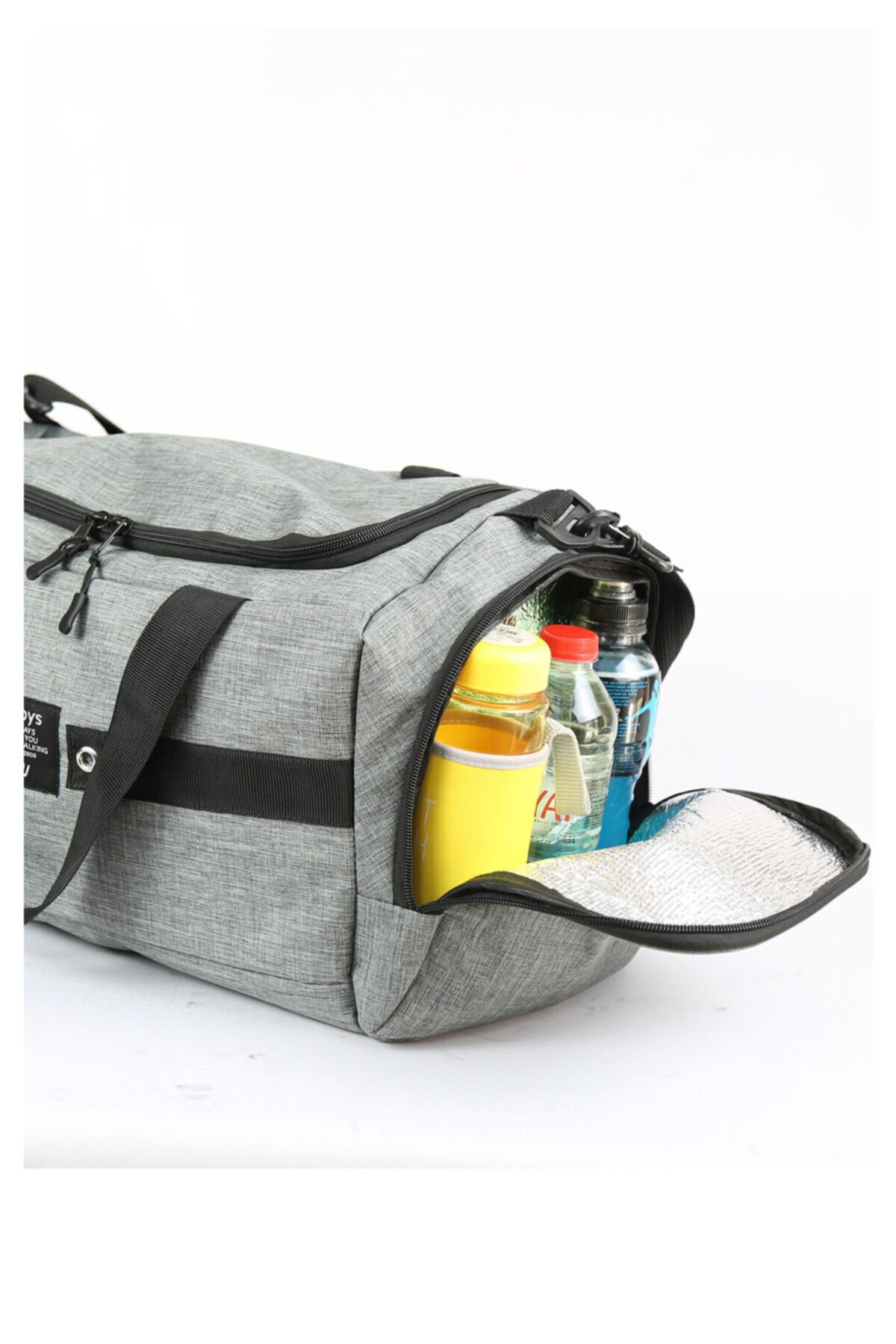 Unisex luxury storage waterproof Bags Shoulder Halter Gray Big size Sports And Travel Bag Water-Proof Cloth