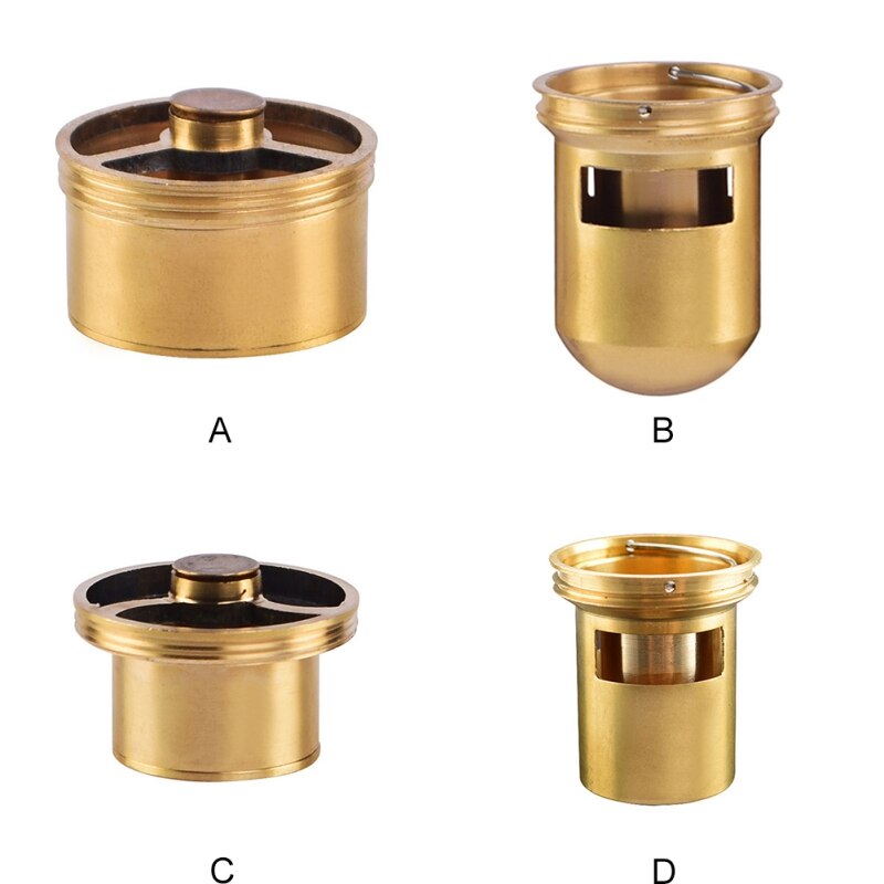 Valve de vidange de sol en laiton, noyau de vidange de sol en cuivre, déodorant, noyau de vidange résistant aux odeurs, pour accessoires de salle de bains
