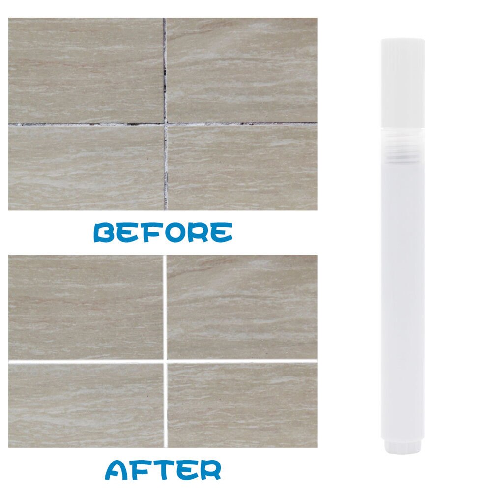 Tile Grout Coating Marker Gaps Tile Floor Tiles Repair Pen Marker Ceramic Floor Repair WXV