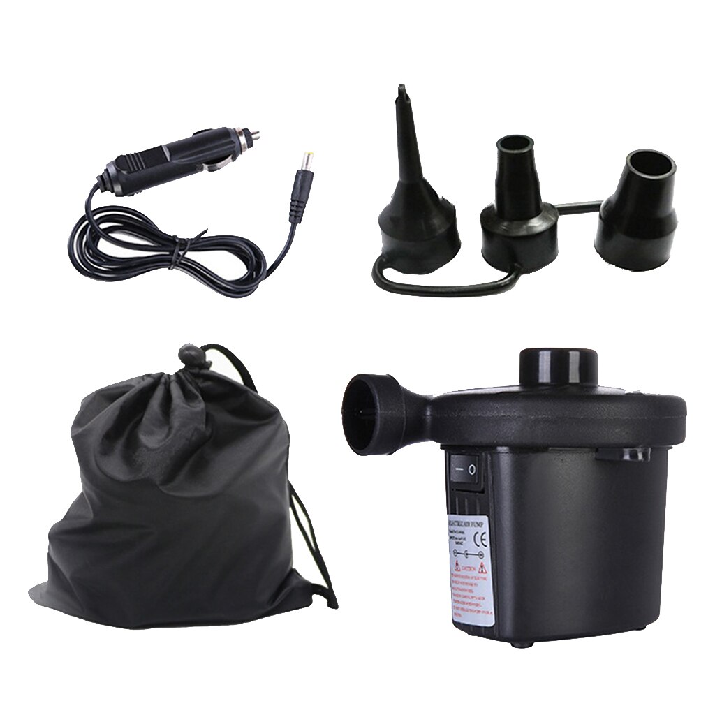 Electric Inflatable/Deflated Air Pump, Inflator Pump for Pool Toys Air Mattress Rafts Floats - Lightweight & Portable