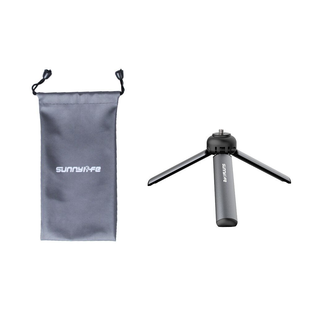 Aluminum Alloy Metal Smartphone Clamp Foldable Camera Mount Holder for DJI POCKET 2/OSMO POCKET Handheld Gimbal Accessories: MIini Tripod