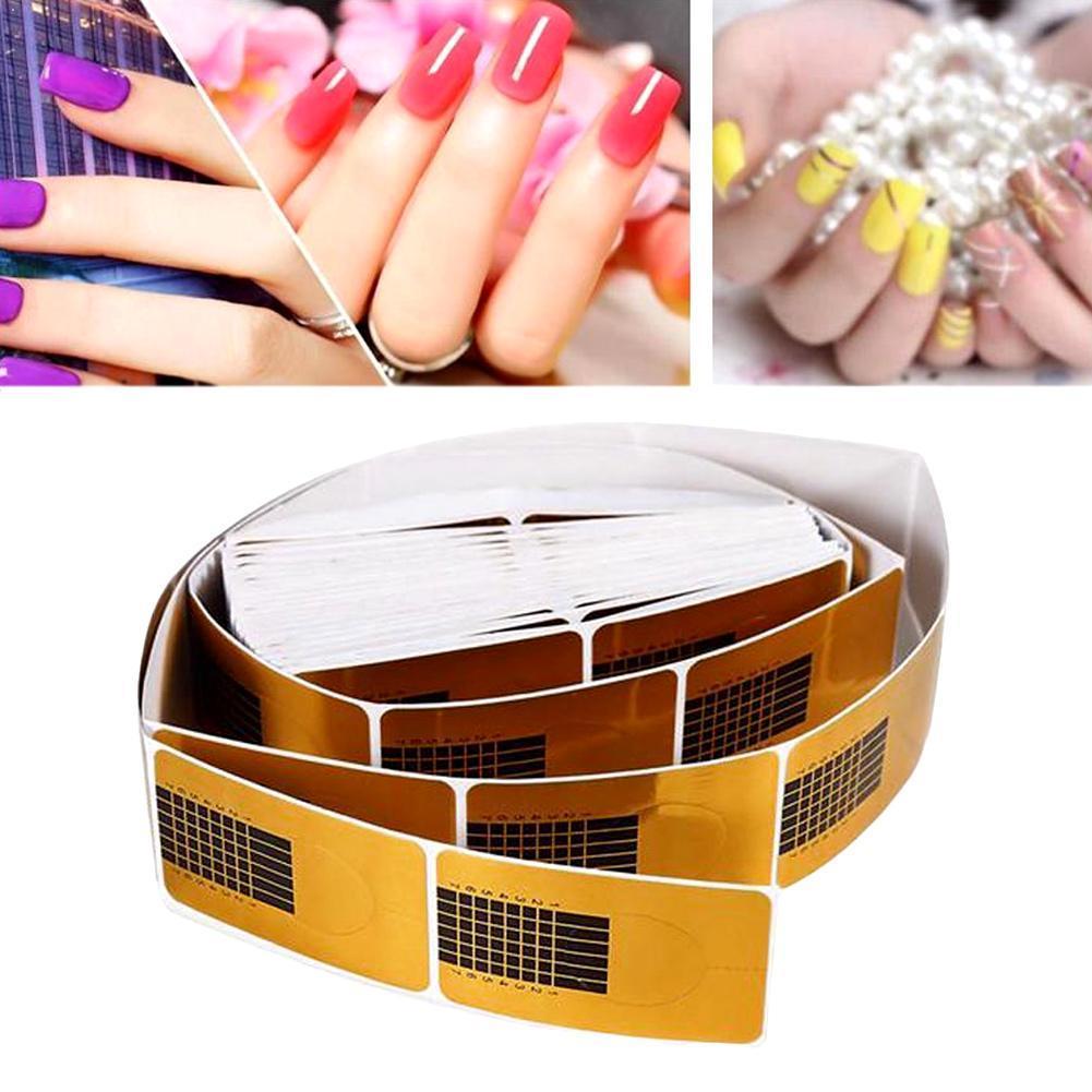 Professionele Nail Forms Sticker 10/20/40 Pcs Acryl Vorm Nagels Gel Extension Guide Curl Polish Art Nail curve Tips Z7B7