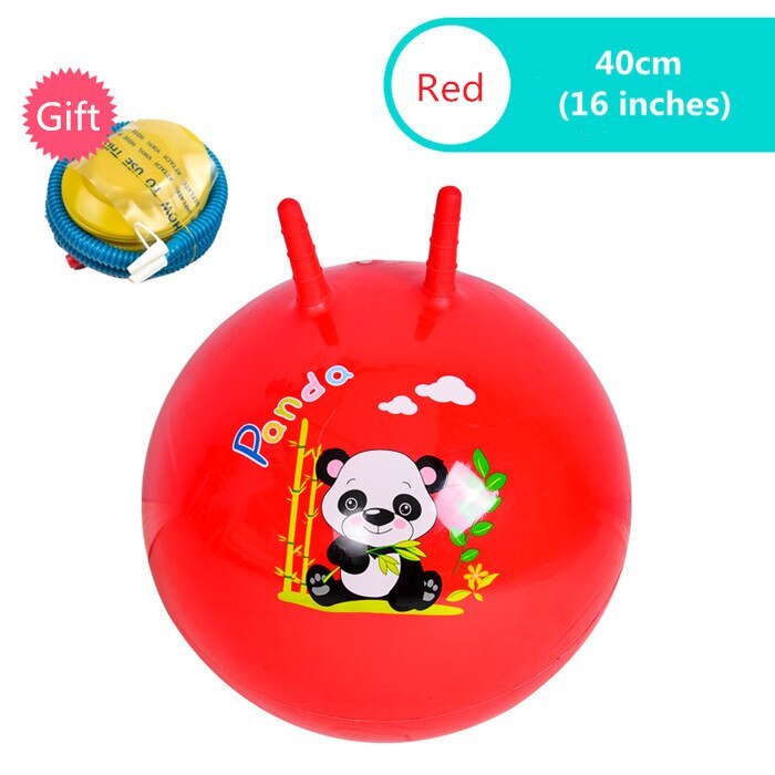 45cm Thickened Inflatable Bouncing balls Claw the Ball Educational Outdoor Sports Toys for Kindergarten Children Kids Jump Games: Black