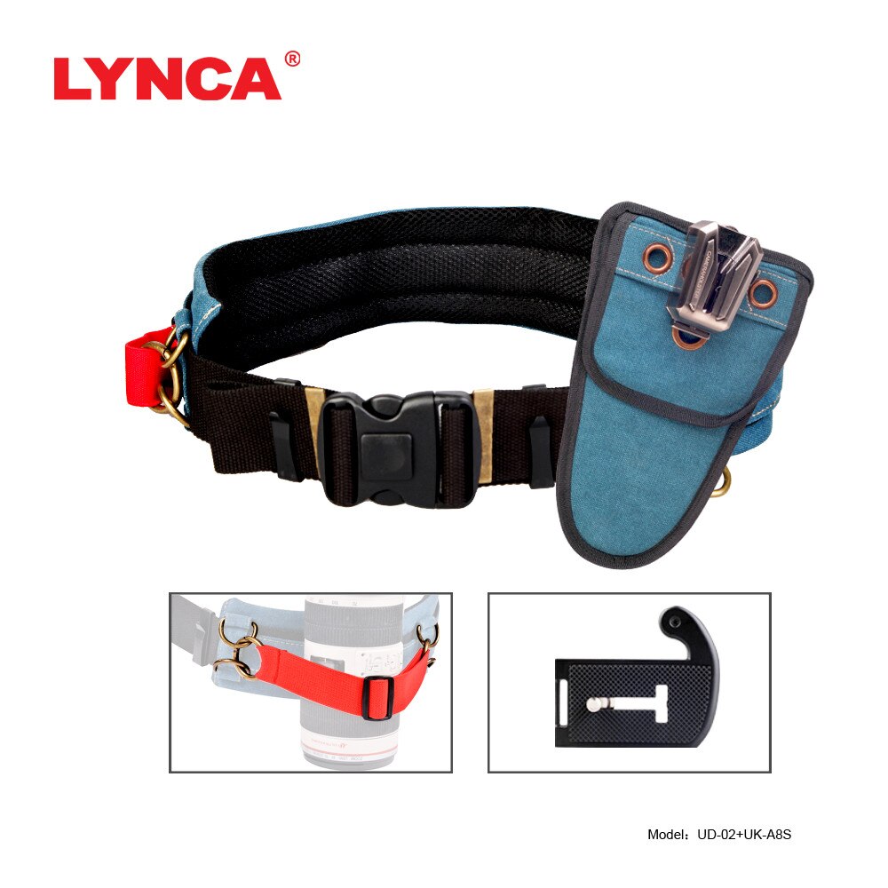 LYNCA Kamera Riemen Riemen Multi-funktion Fotografie Gürtel Rucksack Gürtel Klettern Reiten Reise Objektiv Tasche Schnalle Für SLR Kameras