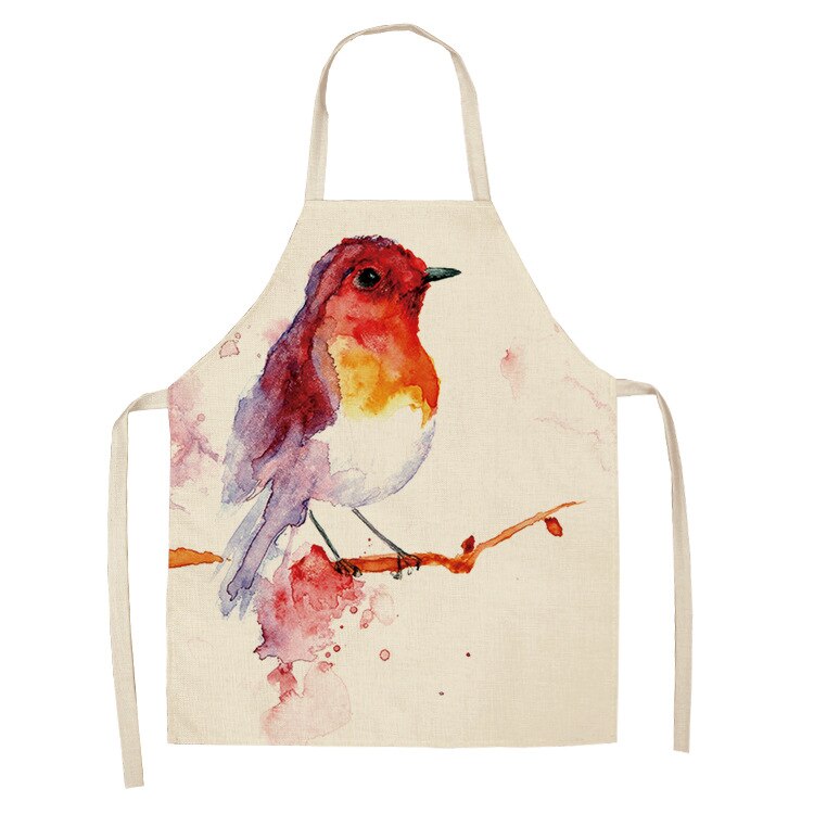 1 Pcs 38x47cm Kitchen Aprons for Women Linen Bibs Household Cleaning Apron Home Waterproof Chefs Cooking Baking Apron for Child: 1 / 55x68cm