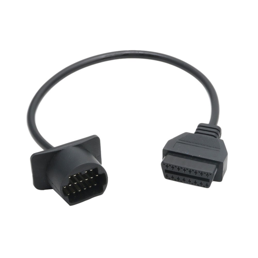 Linha de conversão do carro 17pin macho para 16 pinos obd2 fêmea adaptador conector cabo para mazda entrega rápida