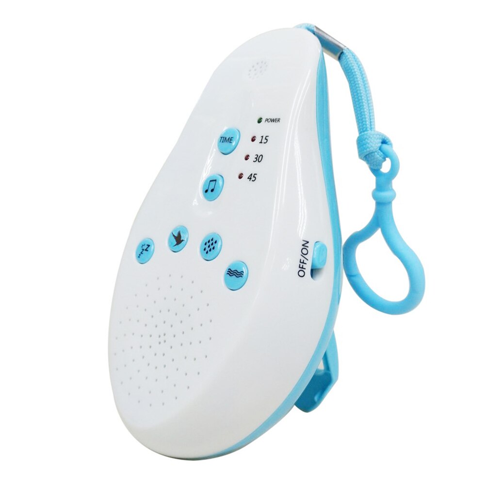 Baby Schlaf Schnuller Klang Maschine Weiß Lärm Rekord Stimme Sensor mit 8 Beruhigende Klang Stimme aufnahme funktion Baby Pflege: Ursprünglich Titel