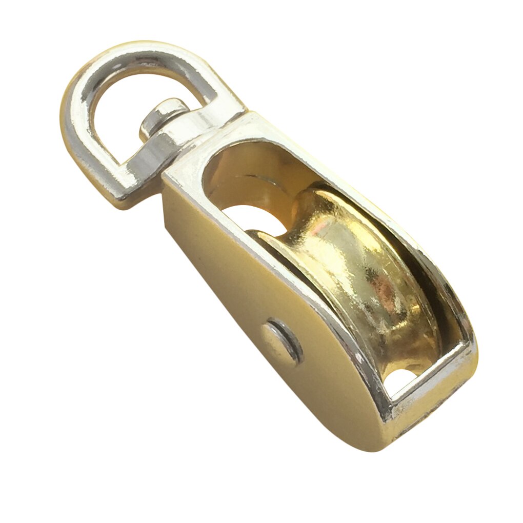 58mm Zinc Alloy Pulley Groove Swivel Single Pulley Sheave Rigging Metal Lift Hoist Rope Hanging Lifting Wheel