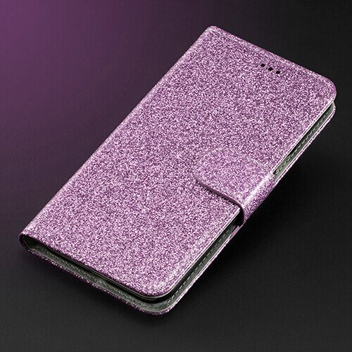 Para Huawei Honor 3C/G630 G630-U20 G630-U10 nueva cubierta de lujo Flip Pu Funda de cuero con ranura para tarjeta cartera: Purple