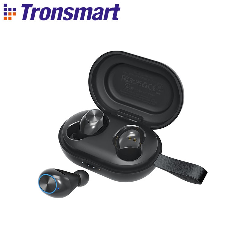 Écouteurs sans fil d'origine Tronsmart Spunky Beat APTX avec QualcommChip,CVC8.0,Bluetooth 5.0,IPX5 étanche, Assistant vocal