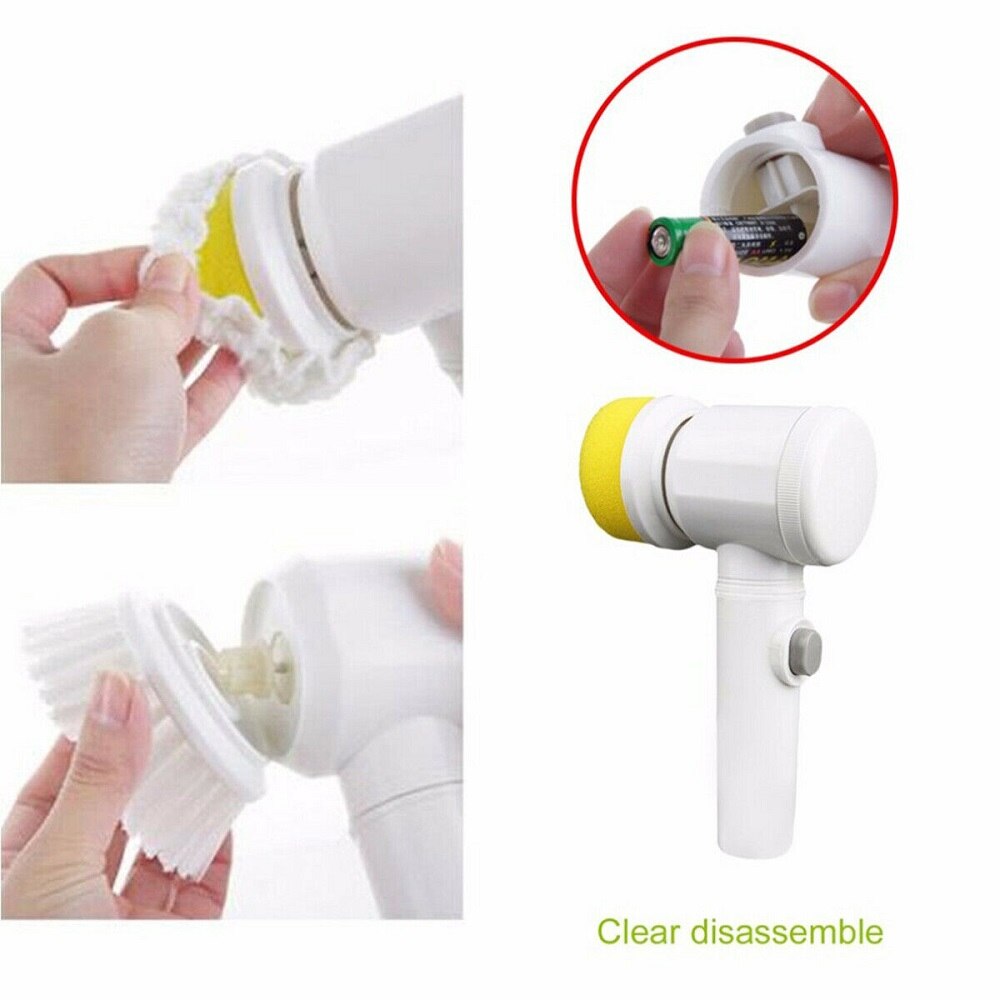 Cepillo de limpieza eléctrica de mano para baño y bañera, trapos de limpieza de cocina, herramientas de limpieza del hogar